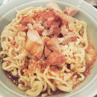 「あえそば(ヤサイ抜き)￥７５０」@麺や あかつきの写真