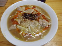 「旨いラー油の肉南そば」@九州大分ラーメン 麺恋亭 中華街店の写真