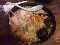 「ミソラーメン」@屋台ラーメンとんこつ貴生の写真