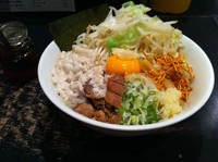 「背★油そば(塩)」@らーめん こてつの写真