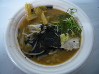 「【　麺匠真武咲弥 Ｘ 博多だるま　】　炙り味噌マー油」@東京ラーメンショー 2012の写真