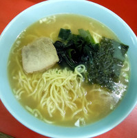 「ら～めん（中）￥３５０」@ラーメンチェーン バンライの写真