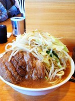 「小豚(ニンニクカラメ) ¥850」@ラーメン二郎 八王子野猿街道店2の写真