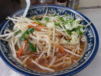 「もやしラーメン（５５０円）」@そばうどん 松本の写真