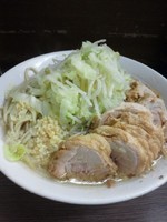 「大ダブル野菜ニンニク」@ラーメン二郎 横浜関内店の写真