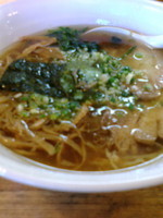 「特製魚介そば」@しなそば 麺坊の写真