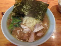 「朝ラー(半ライス付き)」@横浜ラーメン 武蔵家 大井町店の写真