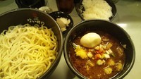 「極辛BLACKつけ麺 780円」@極辛BLACKつけ麺 七代目けいすけの写真