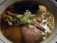 「煮干しそば(小)+味玉850円(?)」@Basso Dri⑨の写真