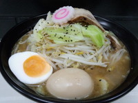 「ごじ麺（醤油） 味玉 ニンニク無 野菜少なめ」@らーめん つけめん 満帆 赤堀店の写真