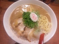 「濃厚煮干し中華そば(大盛り) ￥850」@月と鼈の写真