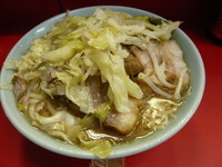 「ラーメン（ニンニク・アブラ）600円」@ラーメン二郎 三田本店の写真