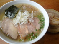 「煮干蕎麦 (塩・中太)￥730+チャーシュー3枚増し￥300」@喜乃壺の写真