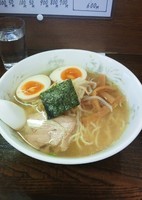 「塩らーめん　（味玉子入り）￥700」@中華そば みのやの写真