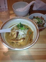 「鰤ラーメン醤油＆ミニ角煮丼」@めんや 正明の写真