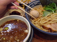 「つけ麺（並）＋辛高菜+味玉君」@中華そば 旋の写真