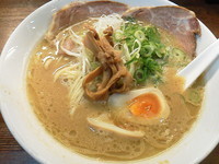 「味玉ラーメン　＋ランチセットのチャーシュー丼」@真骨鳥らぁめん あざすの写真