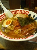 「さばジャン醤油らーめん 750円」@らーめん じゃげな 大井町店の写真