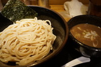 「つけ麺（大盛、カレ変ライス ＋チーズ）」@麺屋 中川會の写真