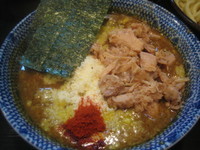 「裏かれあつ（大盛）＋半肉増し＋チーズトリプル（チーズ券３枚）」@狼煙 〜NOROSHI〜の写真