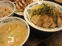 「塩麹つけ麺」@日高屋 経堂農大通店の写真