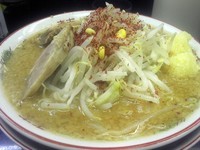「味噌ラーメン（麺8割、野菜少し多め、にんにく多め）750円」@らぁめん 元気の源の写真