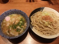 「ガーリック塩つけ麺【880円】」@麺や百日紅の写真