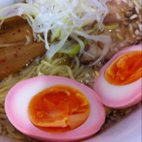 「正油ラーメン+味玉+鶏ネギ飯」@麺や 光 錦糸町2号店の写真