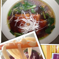 「豚肉角煮麺 刀削麺」@永香閣の写真