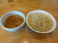 「つけ麺（塩）700円　大盛無料　あつもり」@麺家 彩華 池上店の写真