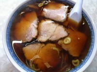 「焼豚拉麺（大）　８００円」@みはと食堂の写真