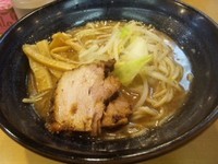 「ラーメン（中盛）」@創作らーめん 小川流 二本松店の写真