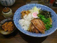 「あおにぼ 800円 + エビ辛そぼろ 50円」@麺や 蒼 AOIの写真