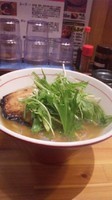 「飛魚（あご）そば　７００円」@必死のパッチ製麺所の写真