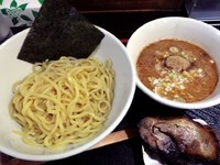 「つけ麺（ネギ抜き）＋チャーシュー、820円＋150円」@らーめん・つけ麺 睡 大虎の写真