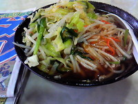 「サンマーメン￥550＋野菜￥70」@藤山屋の写真