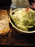 「塩ねぎ鶏そば 980円（大盛無料）　生ビール450円」@麺場 浜虎 横浜店の写真