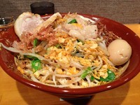 「大ラーメン・麺増し（700円）+汁なし（80円）アブラ」@豚星。の写真