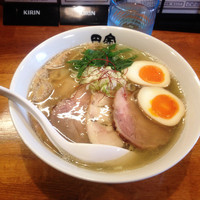 「【期間限定】特製あごそば￥１０５０」@中華そば田家 ふくふくの写真