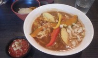 「昼夜各10食限定；カレーラーメン」@麺処 ほん田 nijiの写真