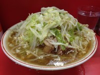 「大ラーメン（650円）ヤサイニンニクアブラ」@ラーメン二郎 三田本店の写真
