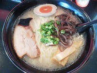 「塩豚骨＋大盛」@麺屋 修の写真