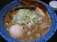 「濃厚狼煙らーめん＋味玉＋刻みねぎ＝930円」@狼煙 〜NOROSHI〜の写真