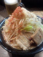 「野菜ドカ、ニンニク、アブラ、ヤサイ」@四麺燈の写真