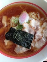 「極旨醤油らーめん 半チャーハンセット(６８２円)」@幸楽苑 茂原店の写真