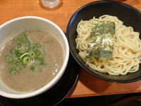 「塩鶏豚つけ麺」@つけ麺マン 本店の写真