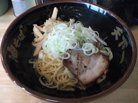 「油そば（醤油）+メンマ」@天下一油そば 立川店の写真