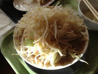 「らーめん ヤサイダブル アブラ 720円」@ジャンクガレッジ イオンレイクタウンmori店の写真