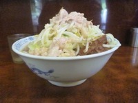 「小ラーメン」@ラーメン二郎 めじろ台法政大学前店の写真