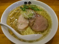 「【限定】あごそば＋大盛り 800＋100＝900円」@中華そば田家 ふくふくの写真